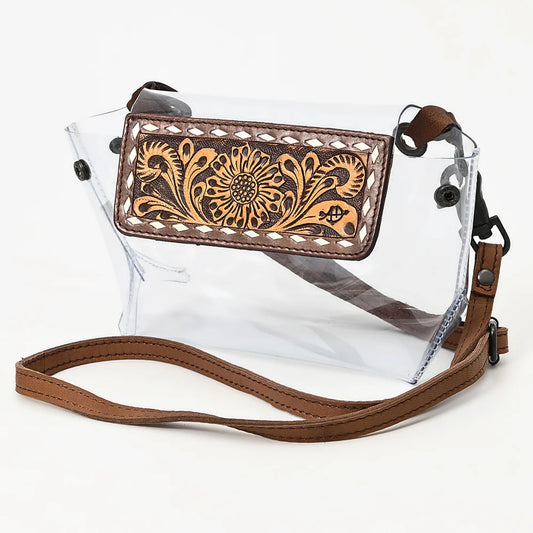 American Darling Clear Bag Hand-Tooled