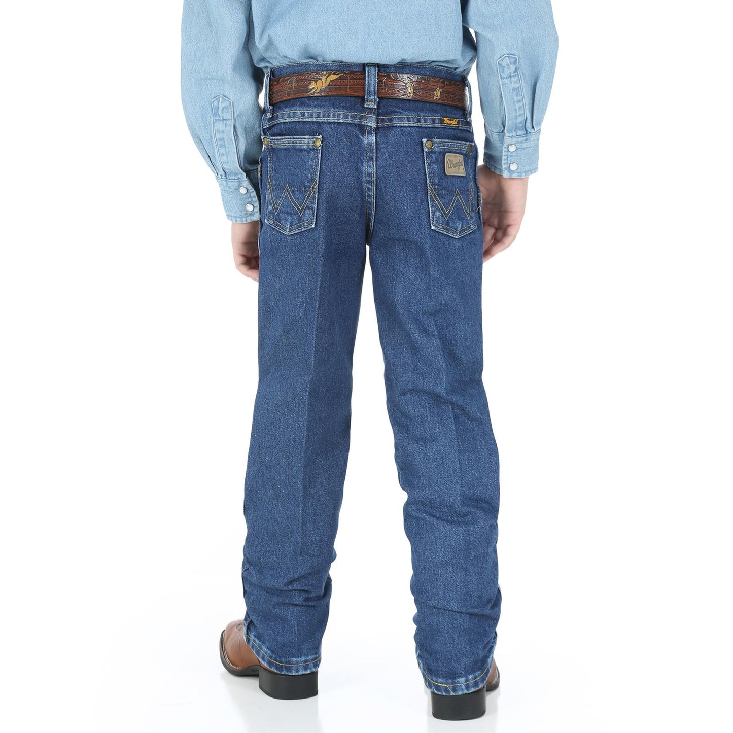 Wrangler George Strait  Boys Original Cowboy Cut Jean - Heavy Stone Denim