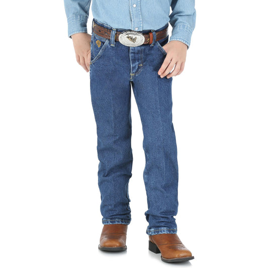 Wrangler George Strait  Boys Original Cowboy Cut Jean - Heavy Stone Denim