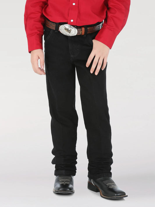 Wrangler Children's Cowboy Cut Original Fit Jean in Overdyed Black