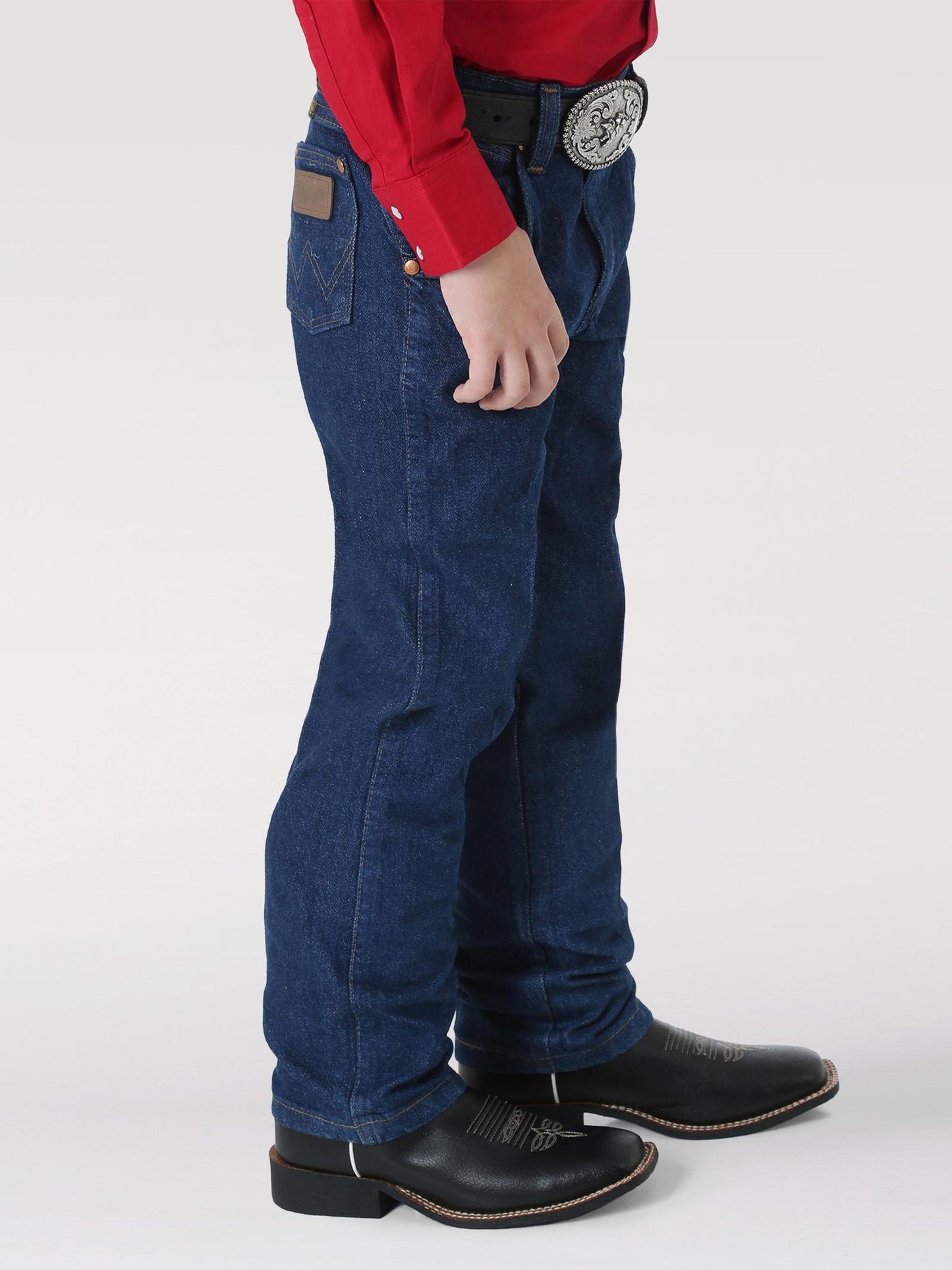 Wrangler Cowboy Cut Original Fit Boys Jeans - Prewashed Indigo