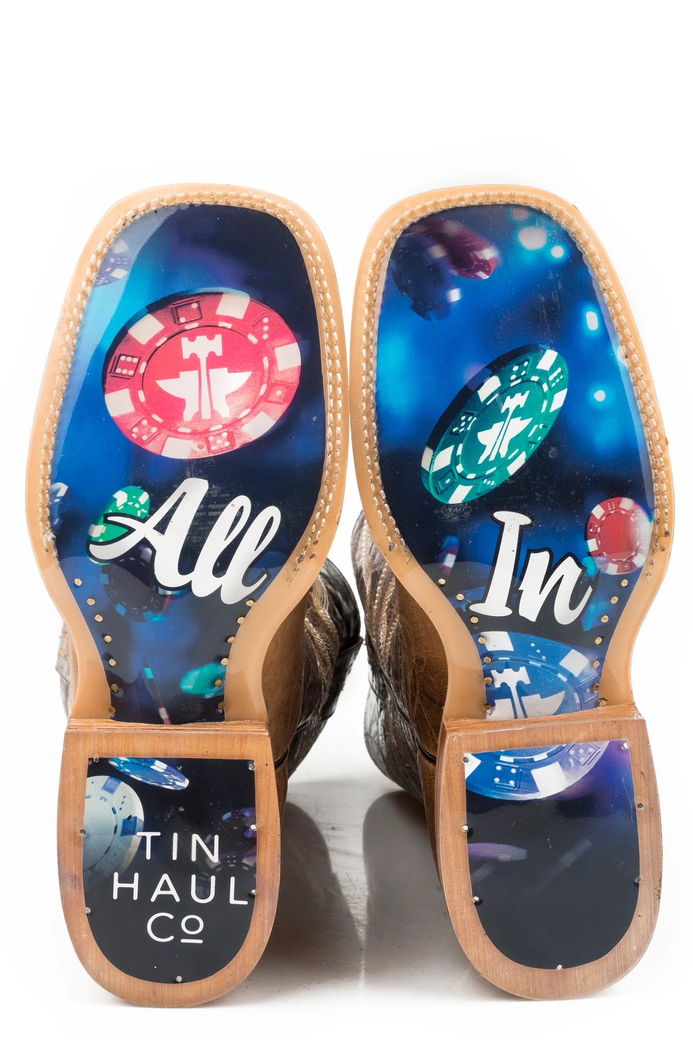 Tin Haul Men's Boots - High Roller with All In Sole