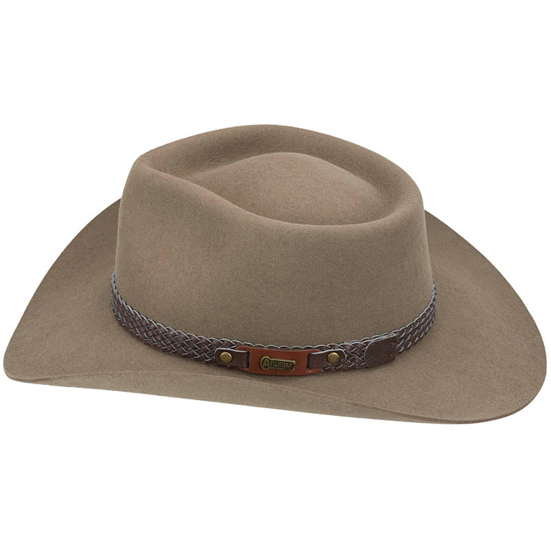 Akubra Felt Hat Snowy River Santone Fawn