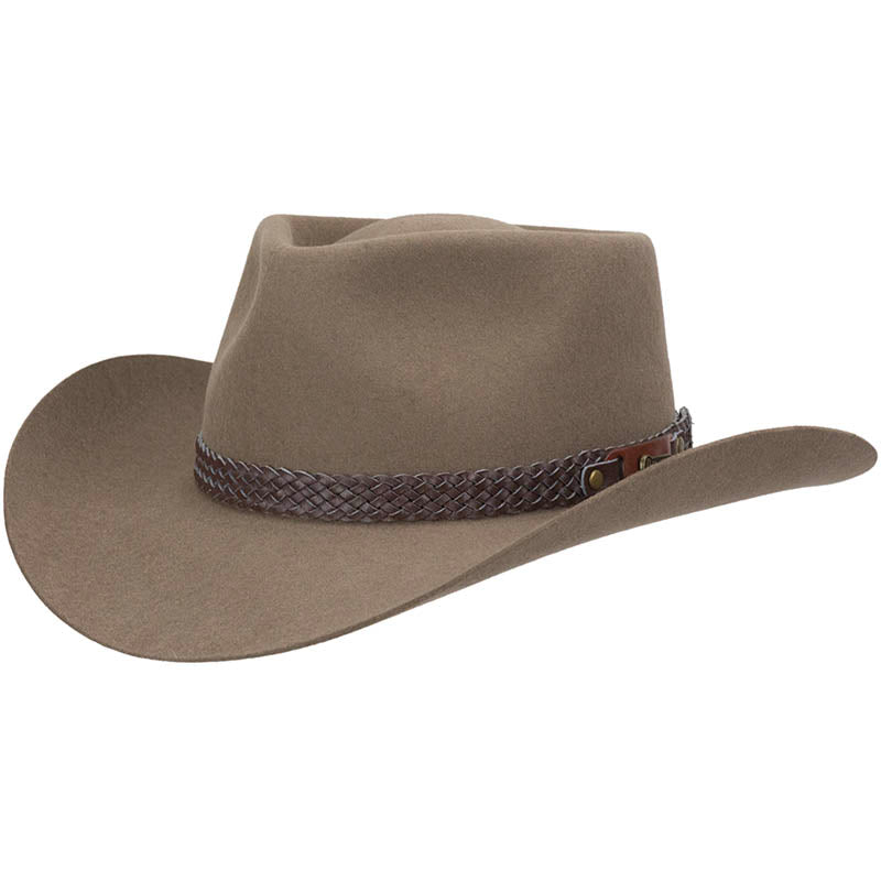 Akubra Felt Hat Snowy River Santone Fawn