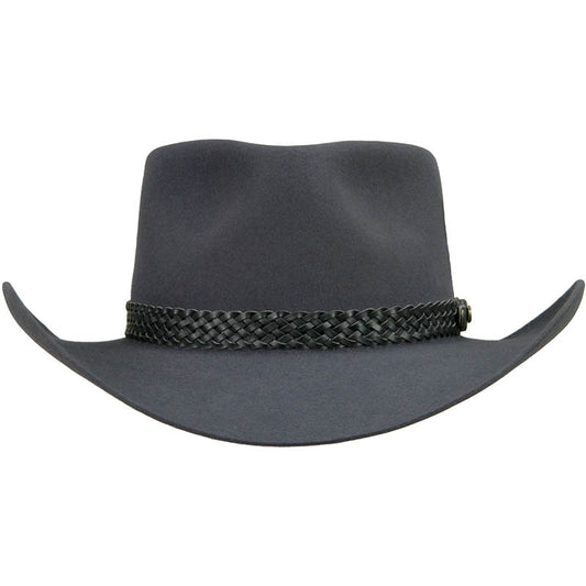 Akubra Felt Hat Snowy River Glen Grey