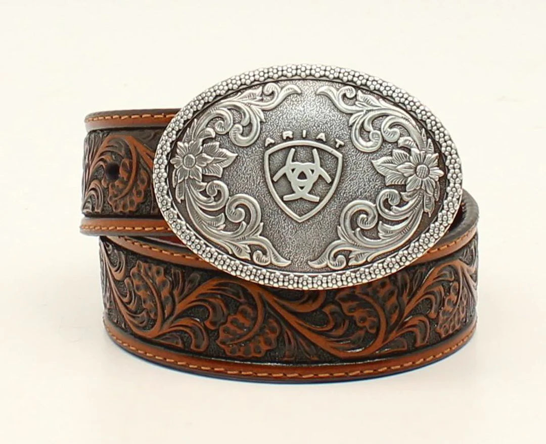 Ariat Children's Western Tooled Belt with Buckle