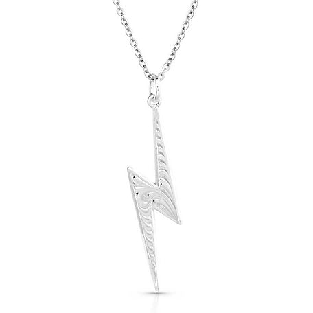 Montana Silversmith Silver Lightning Strike Necklace