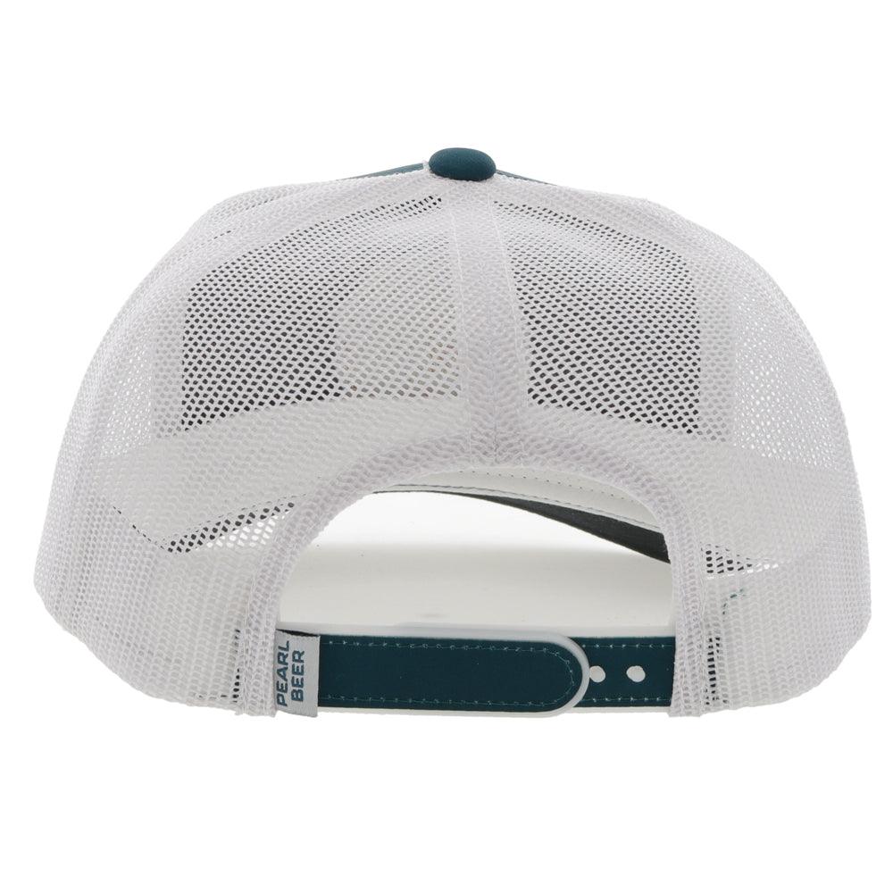 Hooey Ball Cap "Pearl" Hat Teal and White with White Circle Patch