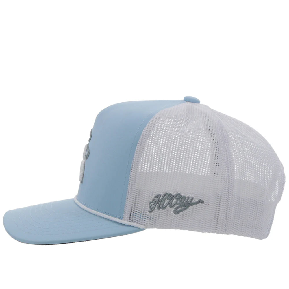 Hooey Ball Cap Cowboy Golf Light Blue and White