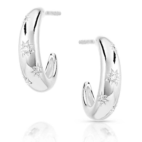 Montana Silversmith Sparkling Morning Meadow Hoop Earrings