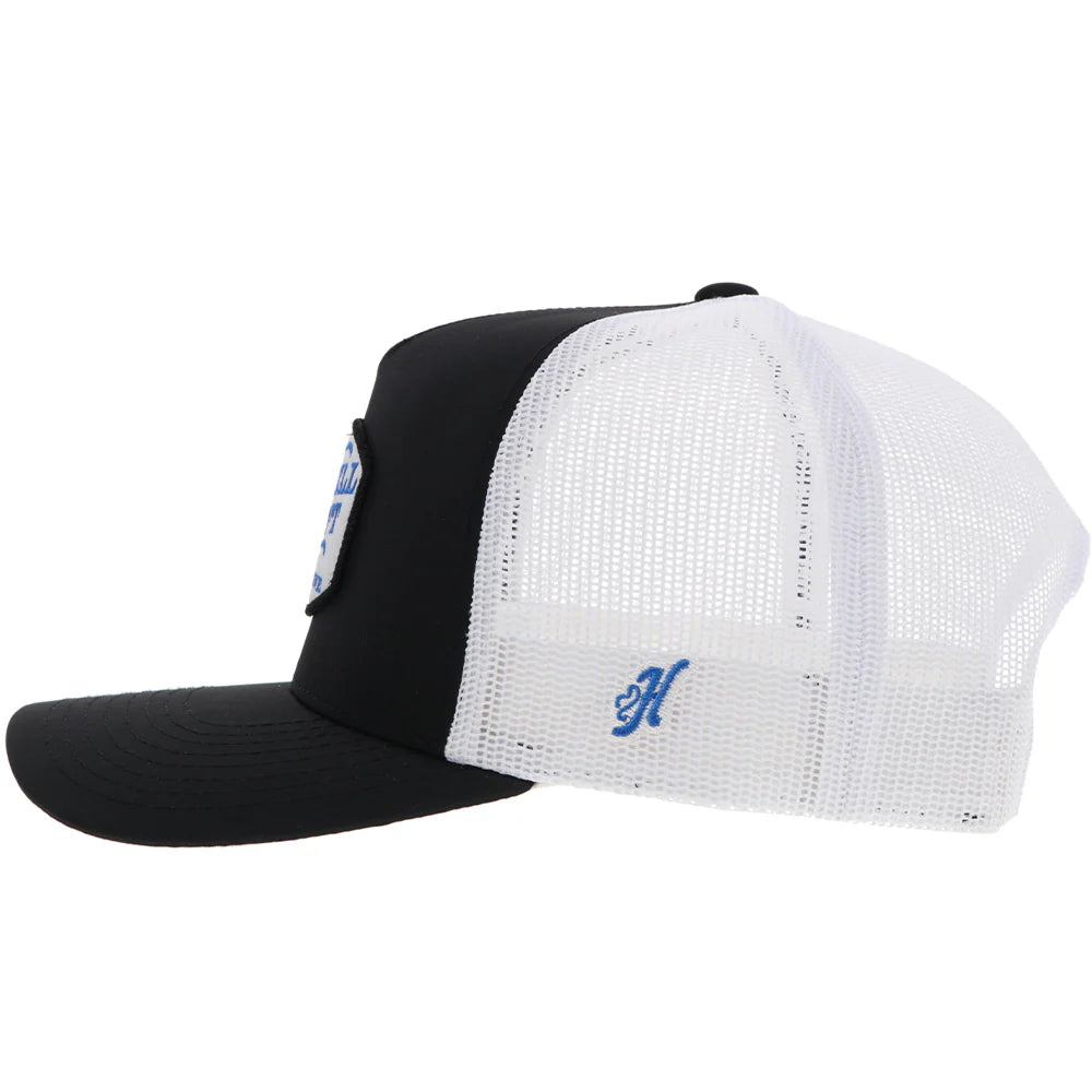 Hooey Ball Cap "John Wayne" Hat White and Black