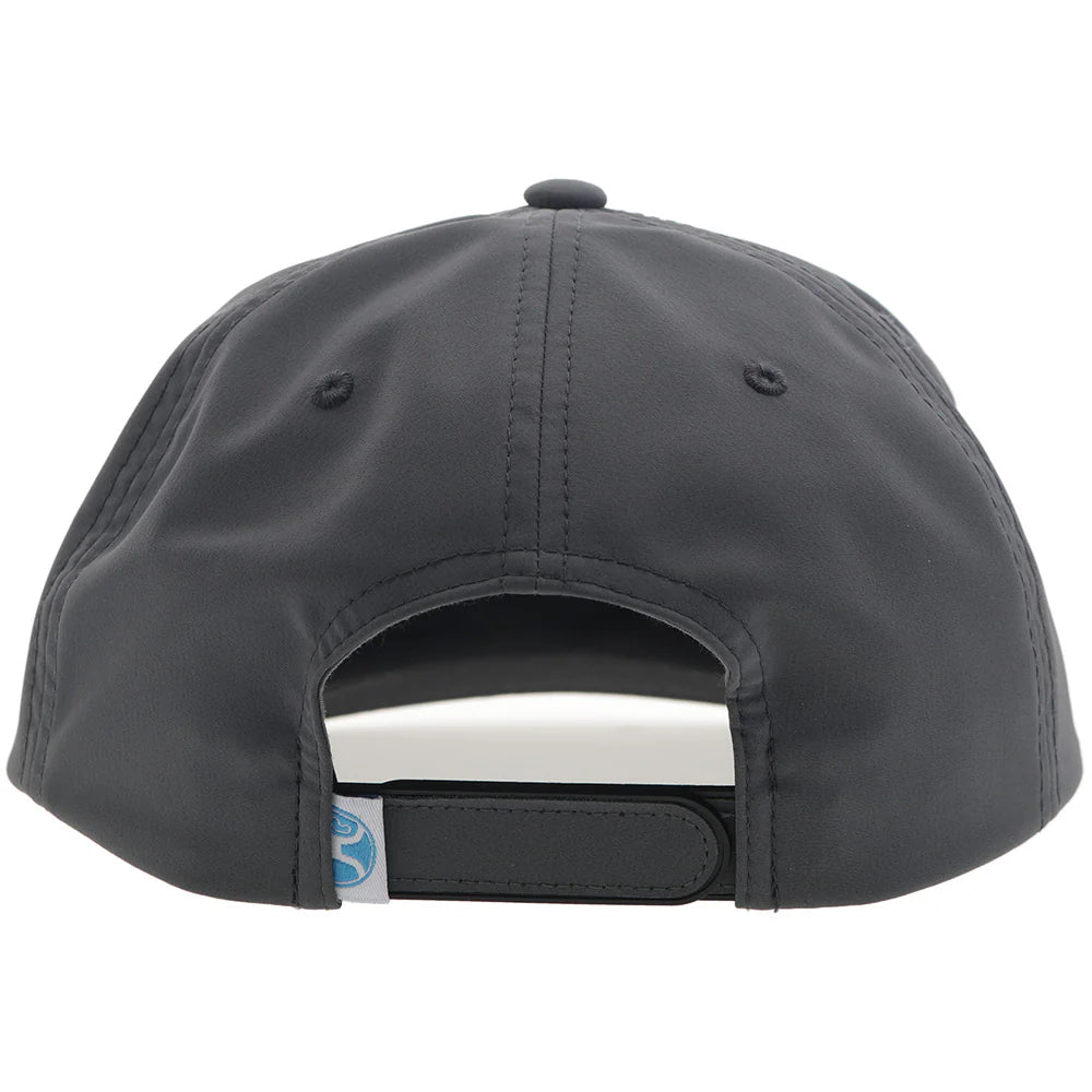 Hooey Ball Cap "Trip" Hooey Hat Grey with Grey, White and Blue Patch