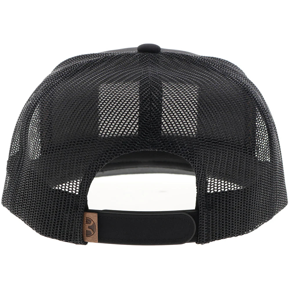 Hooey Ball Cap "Liberty Roper" Black with Leather Patch