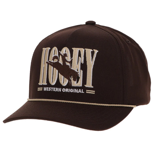Hooey Ball Cap "Wild Ride" Brown with Hooey Embroidered Logo