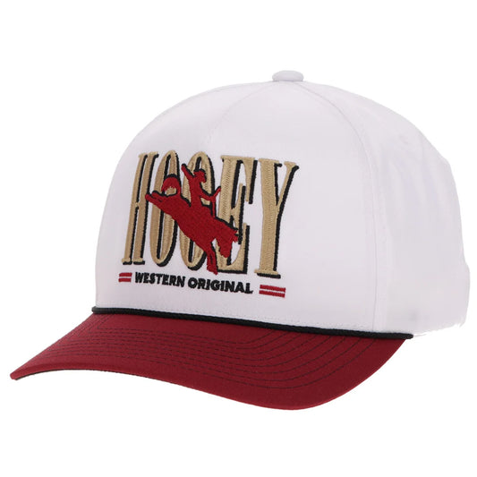 Hooey Ball Cap "Wild Ride" White with Hooey Embroidered Logo