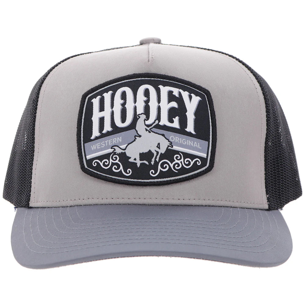 Hooey Ball Cap "Salado" Hat Grey and Black