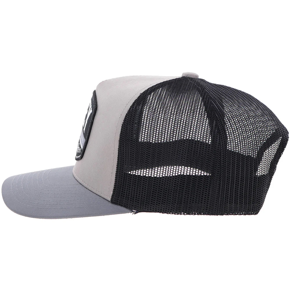 Hooey Ball Cap "Salado" Hat Grey and Black
