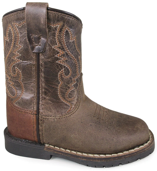 Smoky Mountain Kids Autry Brown Distress Boots