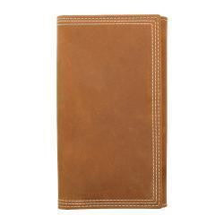 3D Belt Brown Triple Stitch Rodeo Wallet