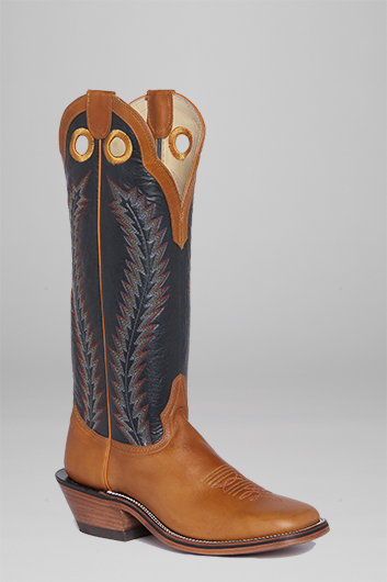 Hondo Men's Boots - Honey Crazy Horse with Navy Volcano Top