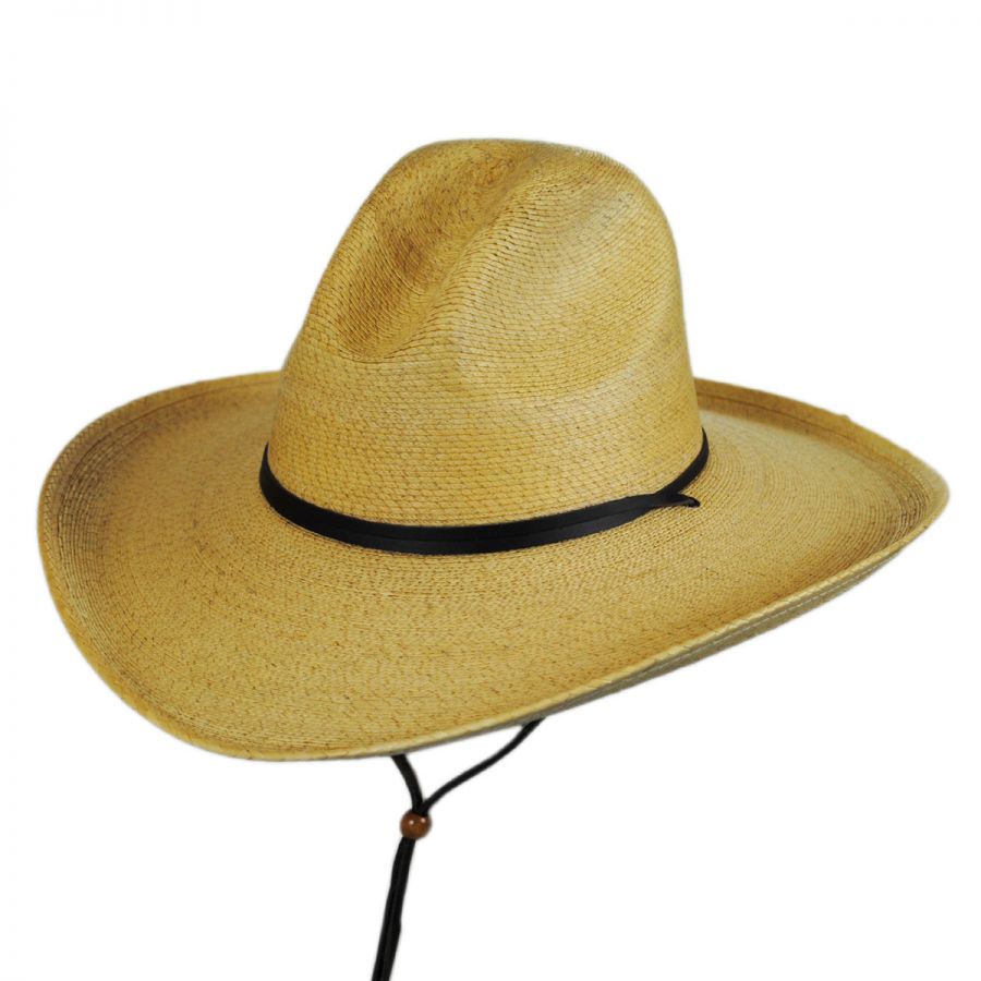 Resistol Bryce Palm Leaf Straw Wide Brim Gus Hat