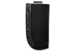 3-D Knife Sheath Vertical Roughout Buck Lace Brown