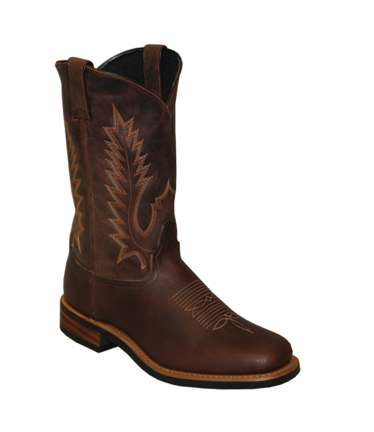 Sage Men's Boots - Antique Brown Square Toe