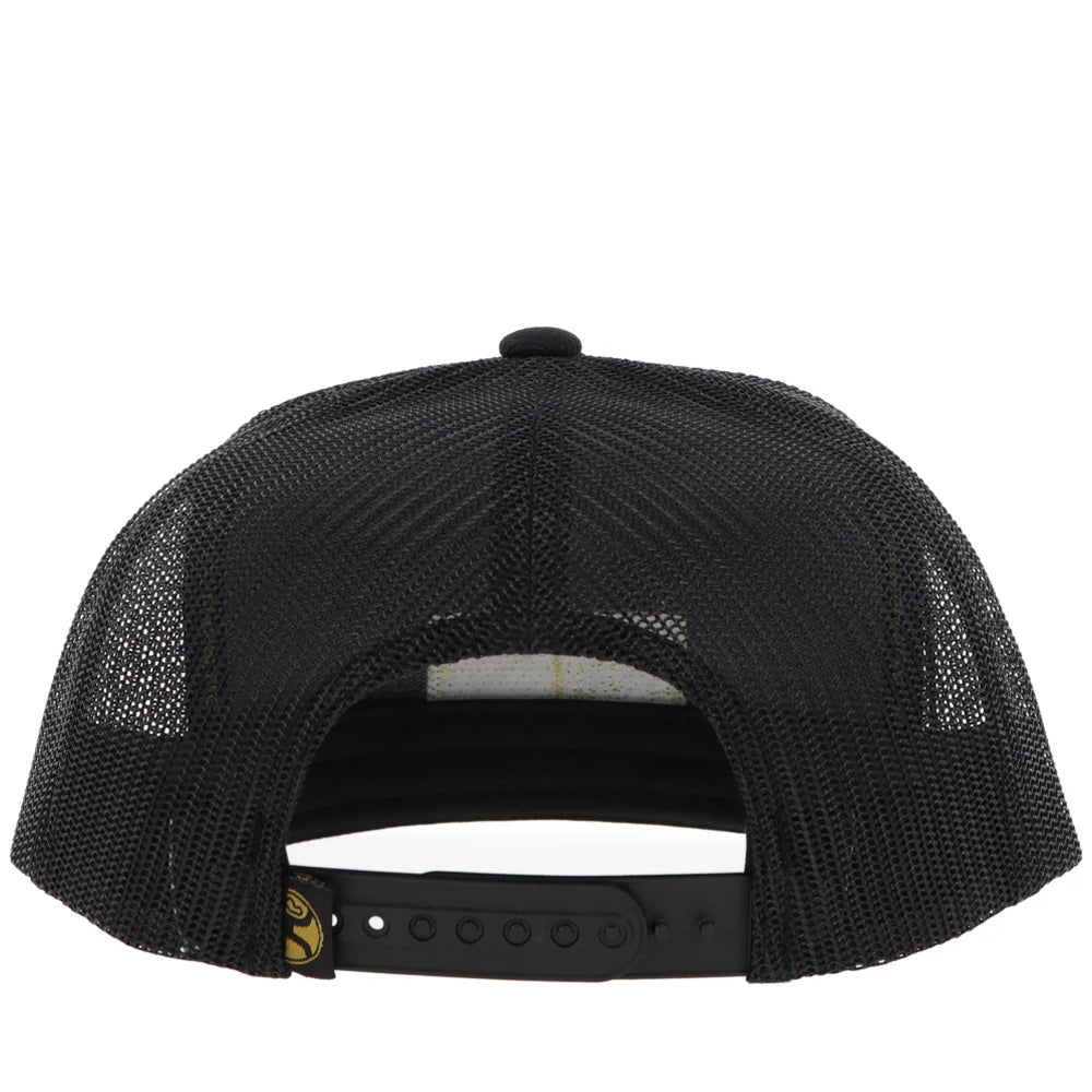 Hooey Ball Cap -  Punchy Black with Gold Patch