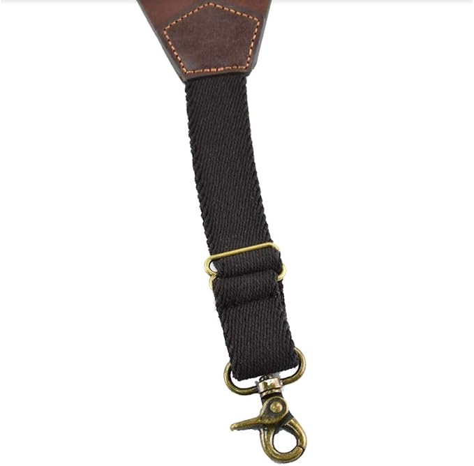 Nocona Belt Co. Men's Bullet Concho Gallus Genuine Leather Suspenders