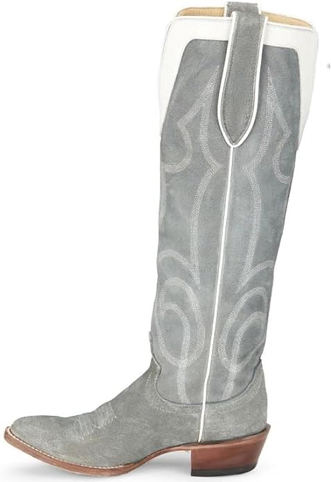 Justin Women's Grey Suede Knee High Boots