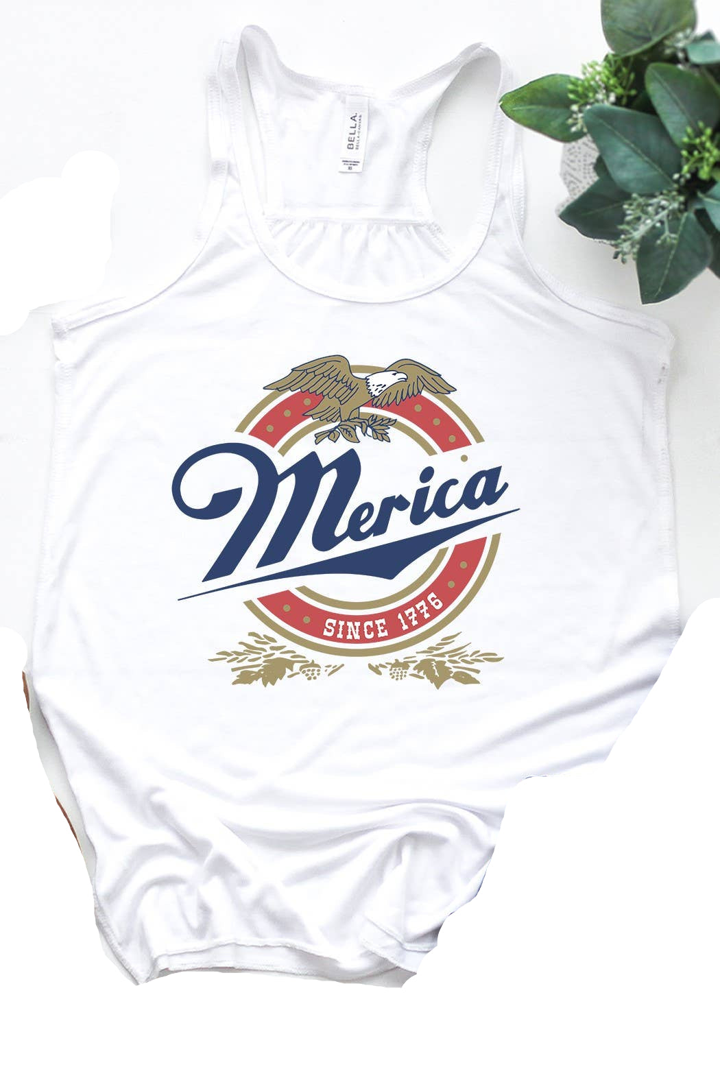 Kissed Apparel Women's - Retro Mercia Eagle Graphic Tank Top