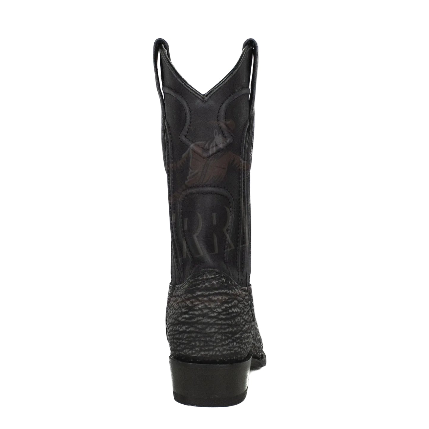 Los Altos Men's Boots - Tiburon Rustic Shark Black Boot