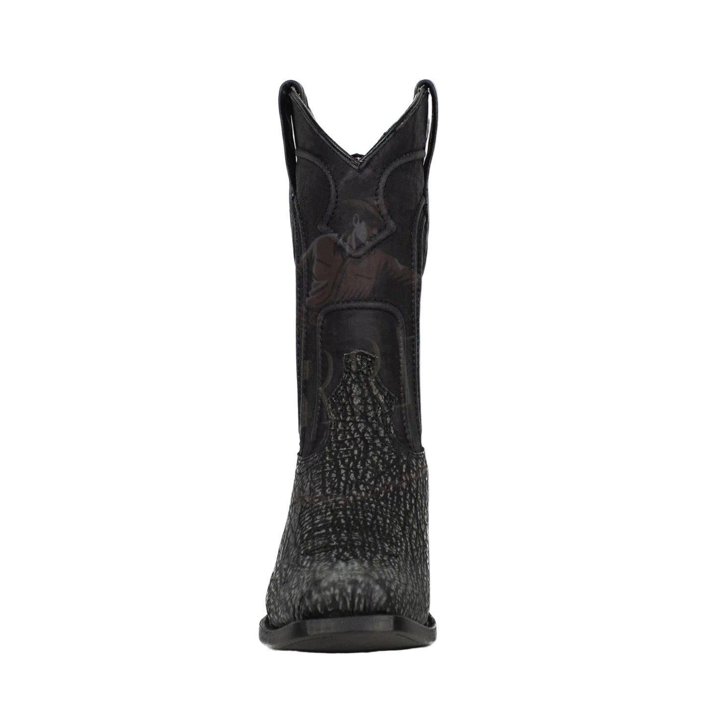 Los Altos Men's Boots - Tiburon Rustic Shark Black Boot