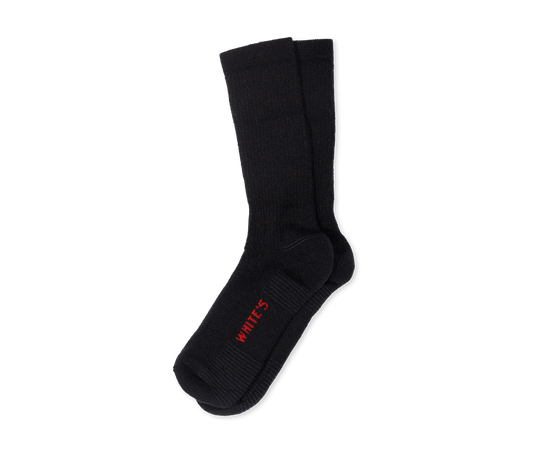 White's Boot Socks - Wool Black