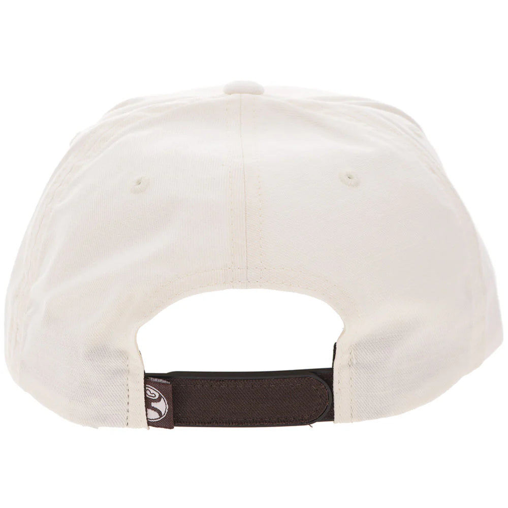 Hooey Ball Cap "Decoy" Cream with Brown Embroidered Logo