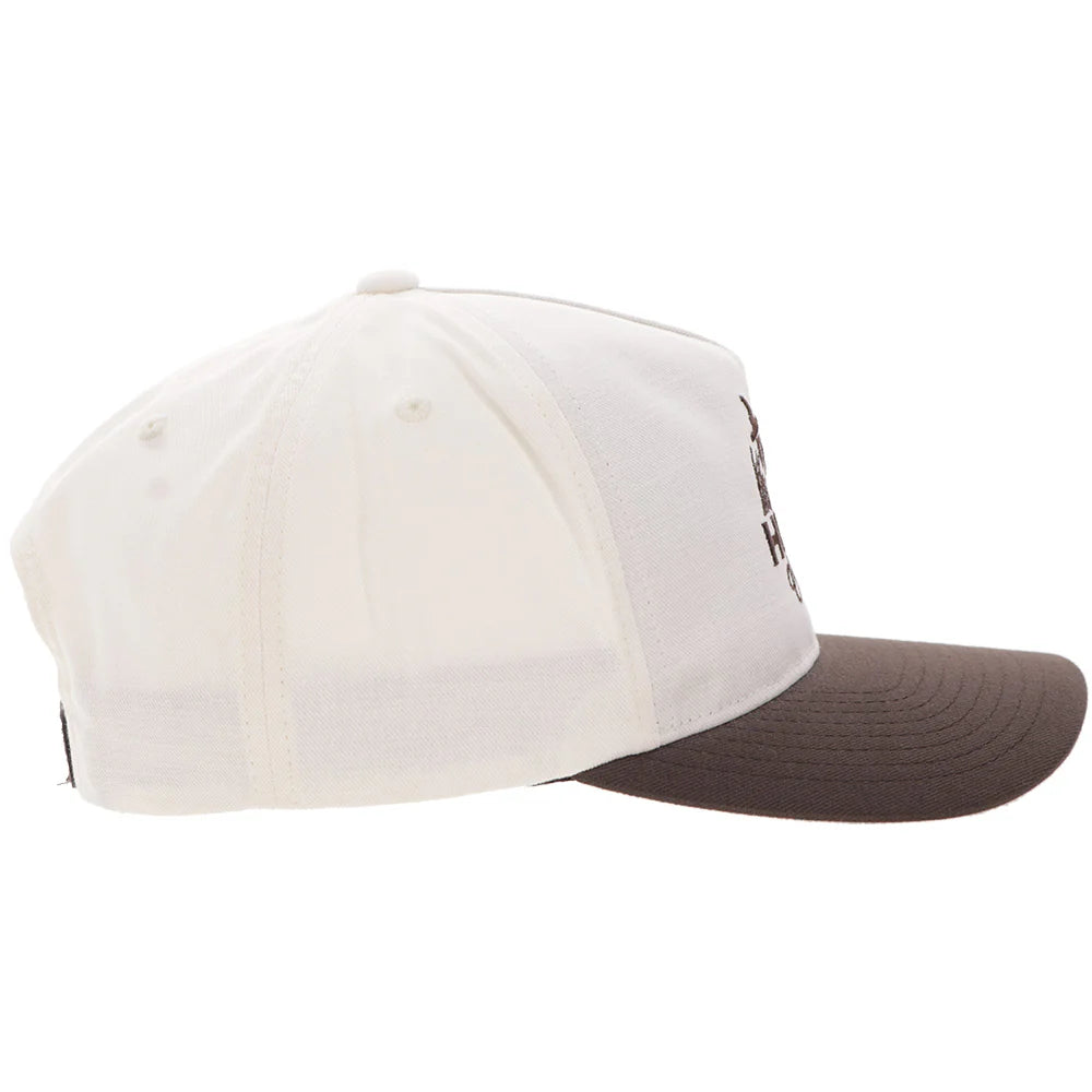 Hooey Ball Cap "Decoy" Cream with Brown Embroidered Logo