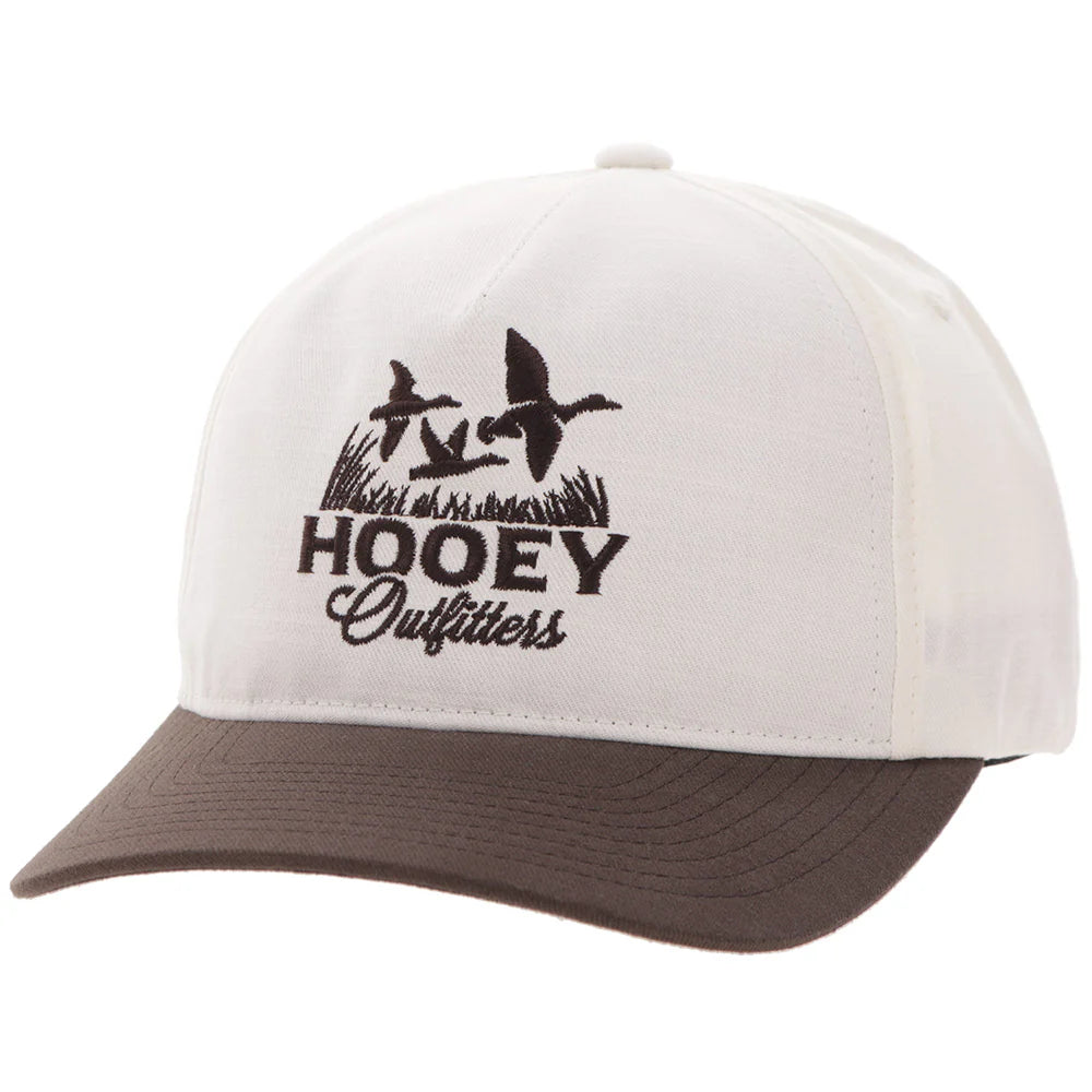 Hooey Ball Cap "Decoy" Cream with Brown Embroidered Logo