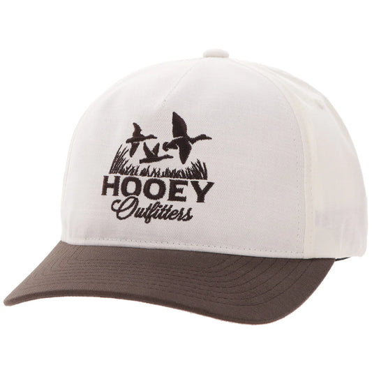 Hooey Ball Cap "Decoy" Cream with Brown Embroidered Logo