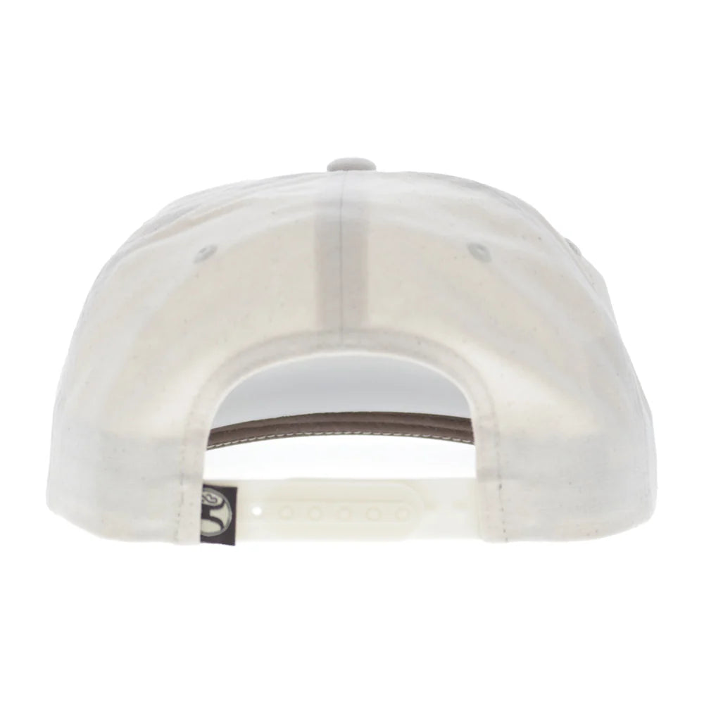 Hooey Ball Cap Mallard 5-Panel Full Surround Snapback Hooey Hat Cream