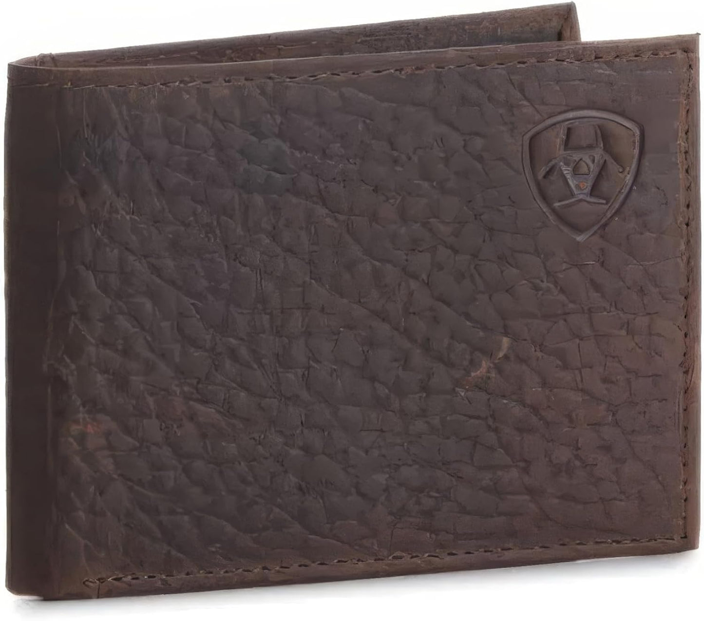 Ariat Men’s Bifold Wallet – Bifold Shield Logo Brown