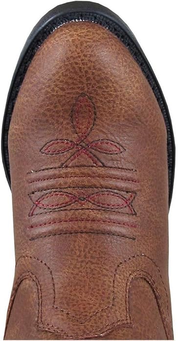 Smoky Mountain Girl's Rustler Brown Cowboy with Embroidered Horses