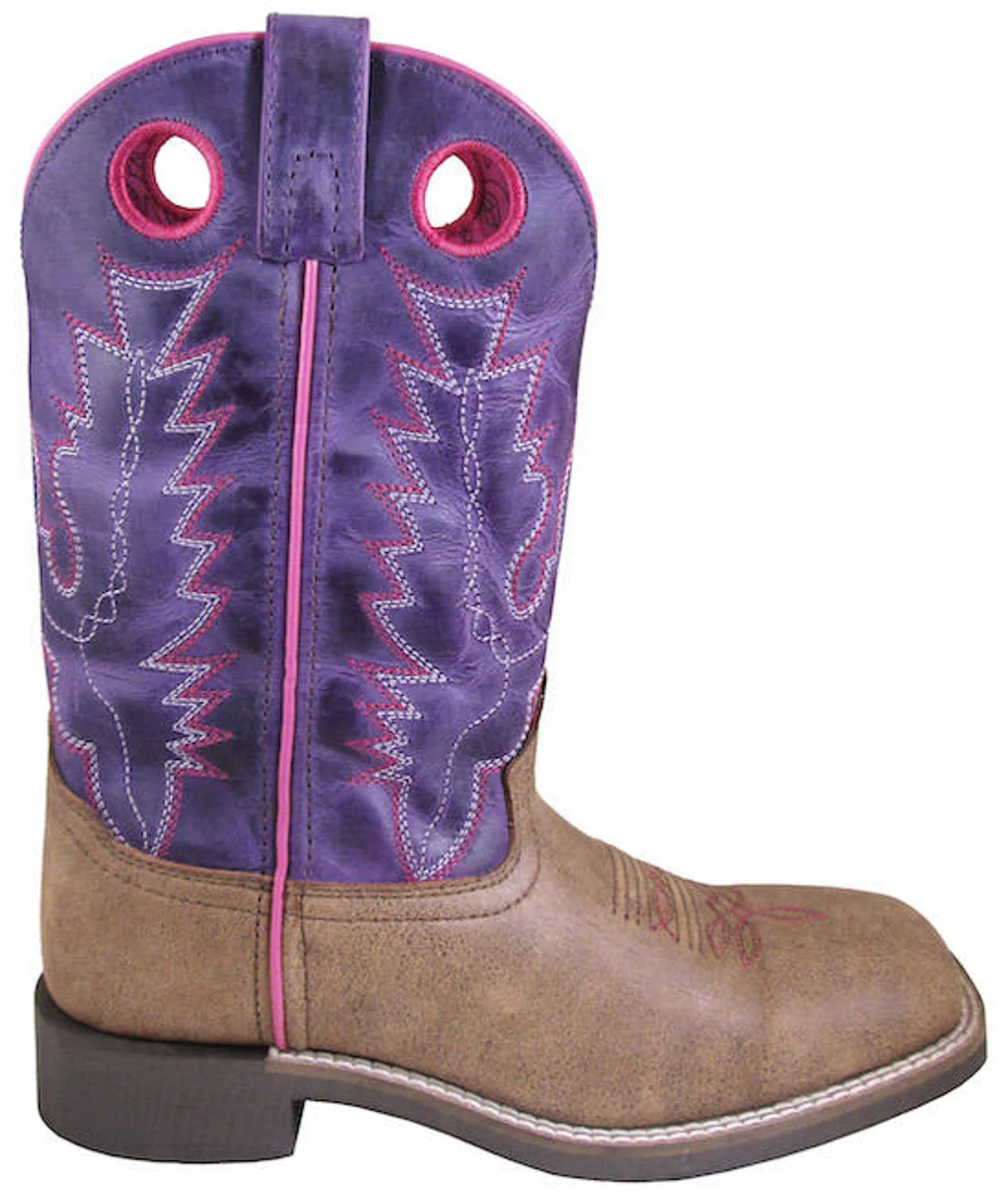 Smoky Mountain Women's Boots - Tracie Brown Distress & Purple