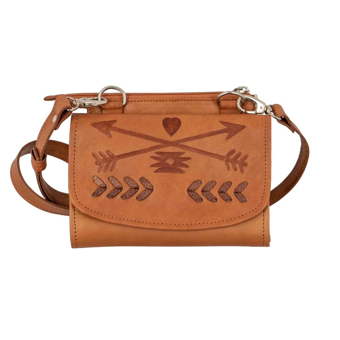 American West Friendship Arrows Texas Two-Step Crossbody Bag