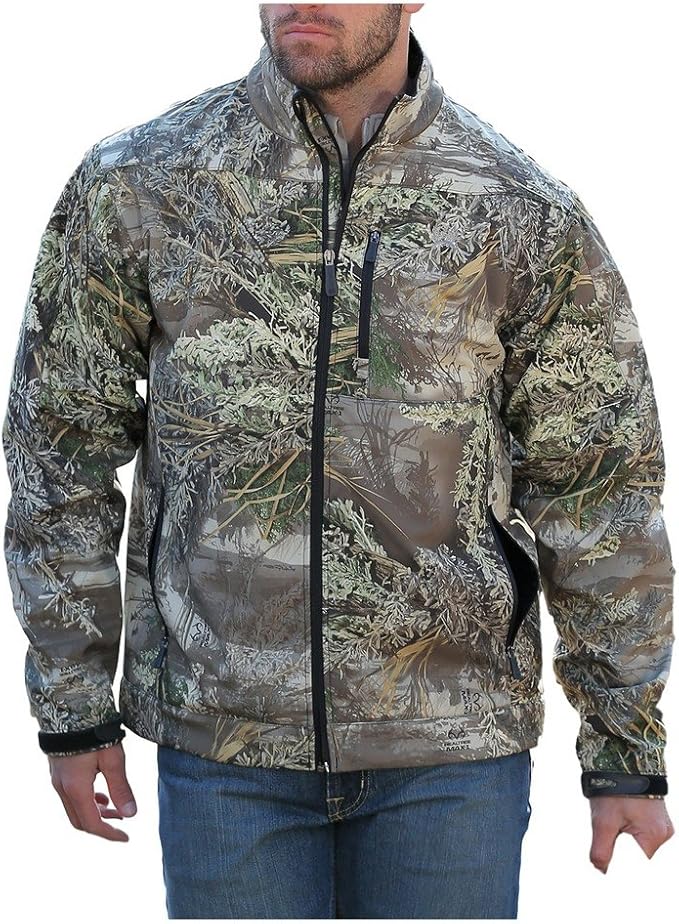Cinch Men's Outdoor Realtree Max 1 Camo Printed with Concealed Carry Pockets Jacket