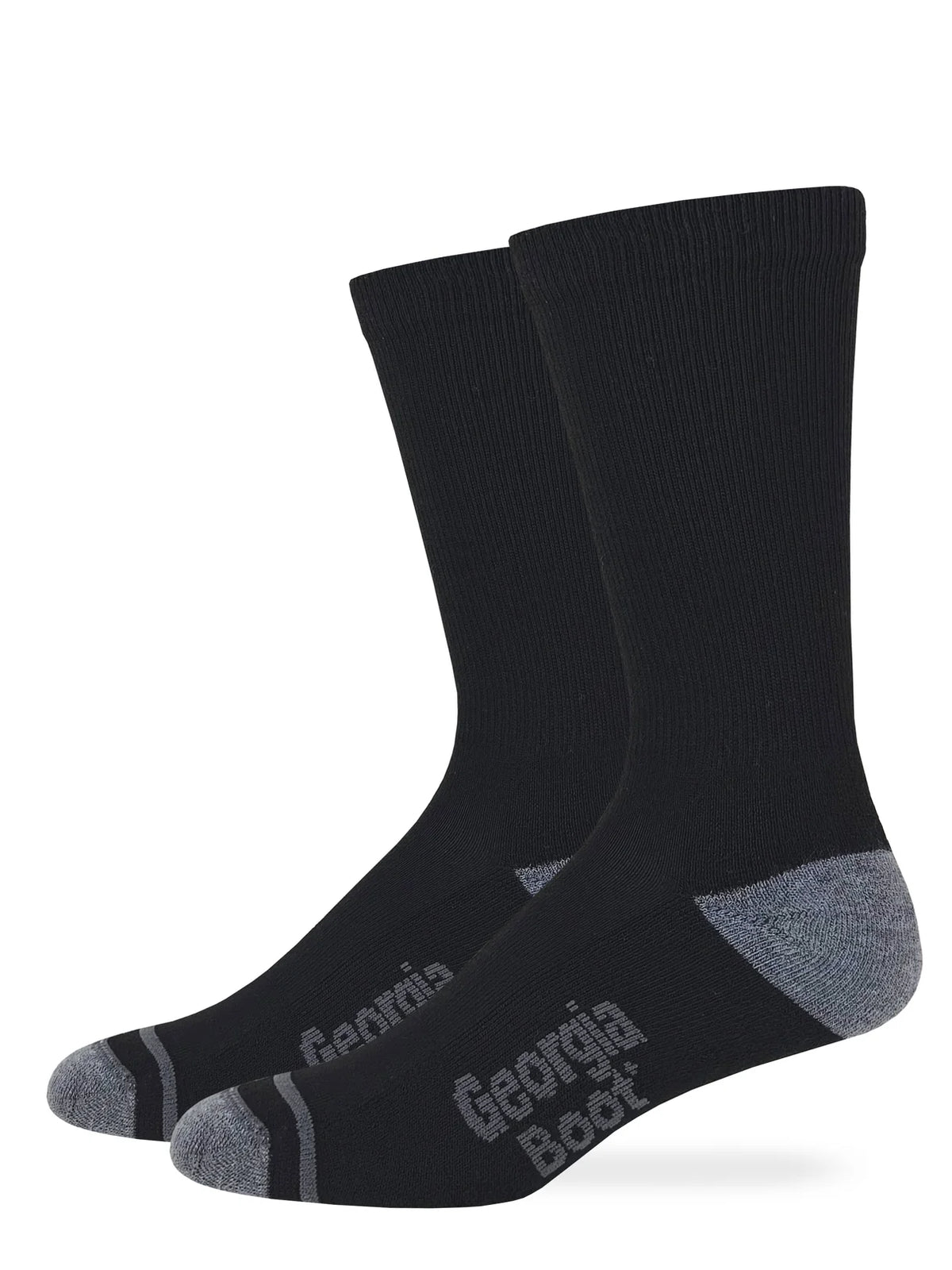 Georgia Boot 2-Pack Black Ultra-Dri Moisture Wicking Socks