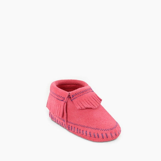 Minnetonka Children's Riley Bootie Hot Pink