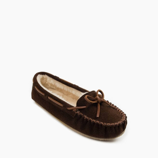 Minnetonka Women's Cally Chocolate Slippers