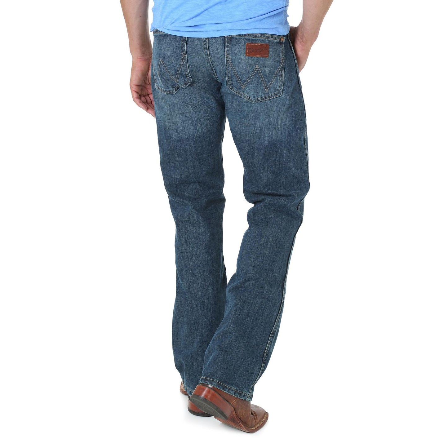 Wrangler Men's Retro Slim Boot Jeans "River Wash"