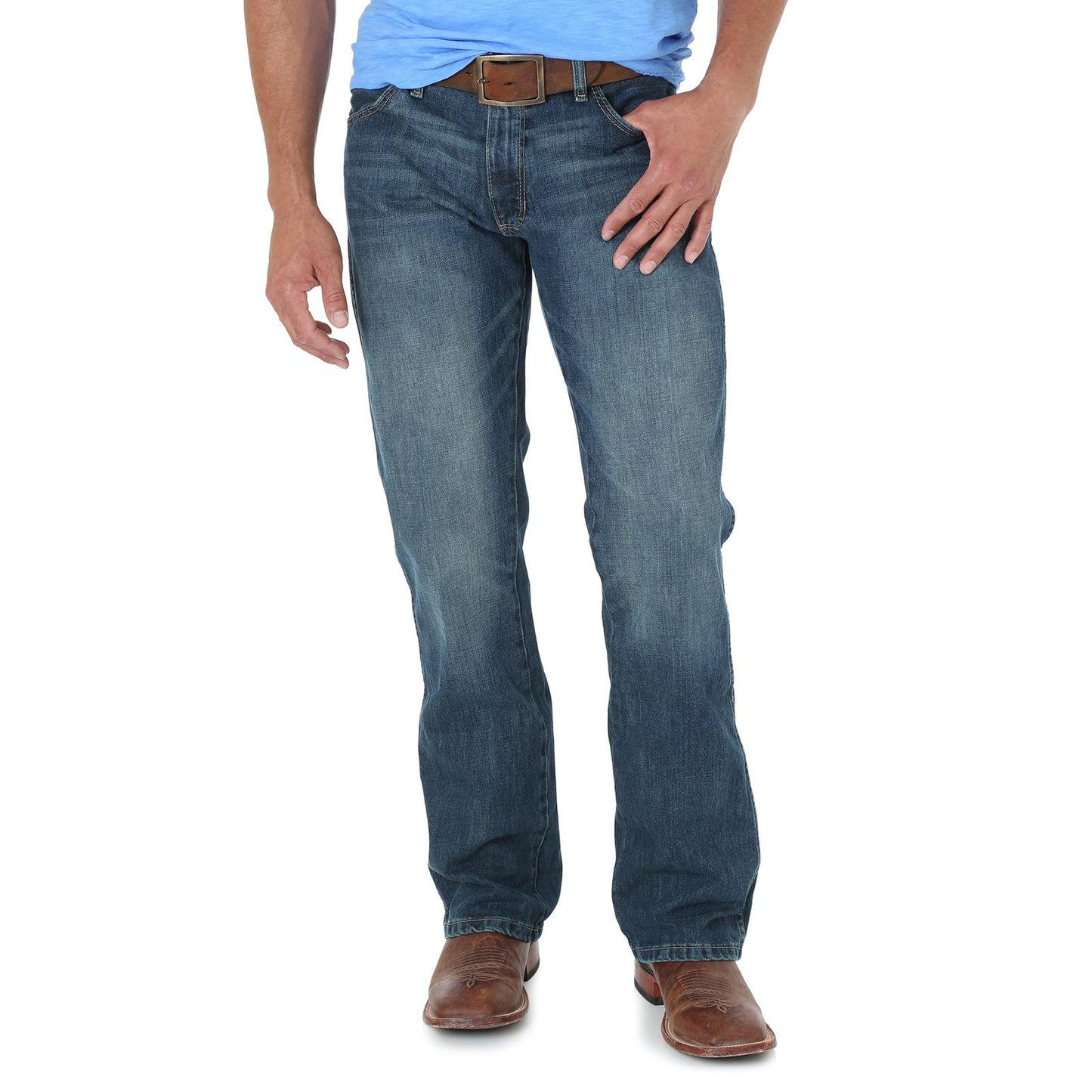 Wrangler Men's Retro Slim Boot Jeans "River Wash"