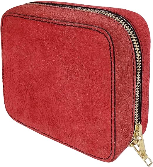 Challenger Western Tooled Jewelry Travel Case Box